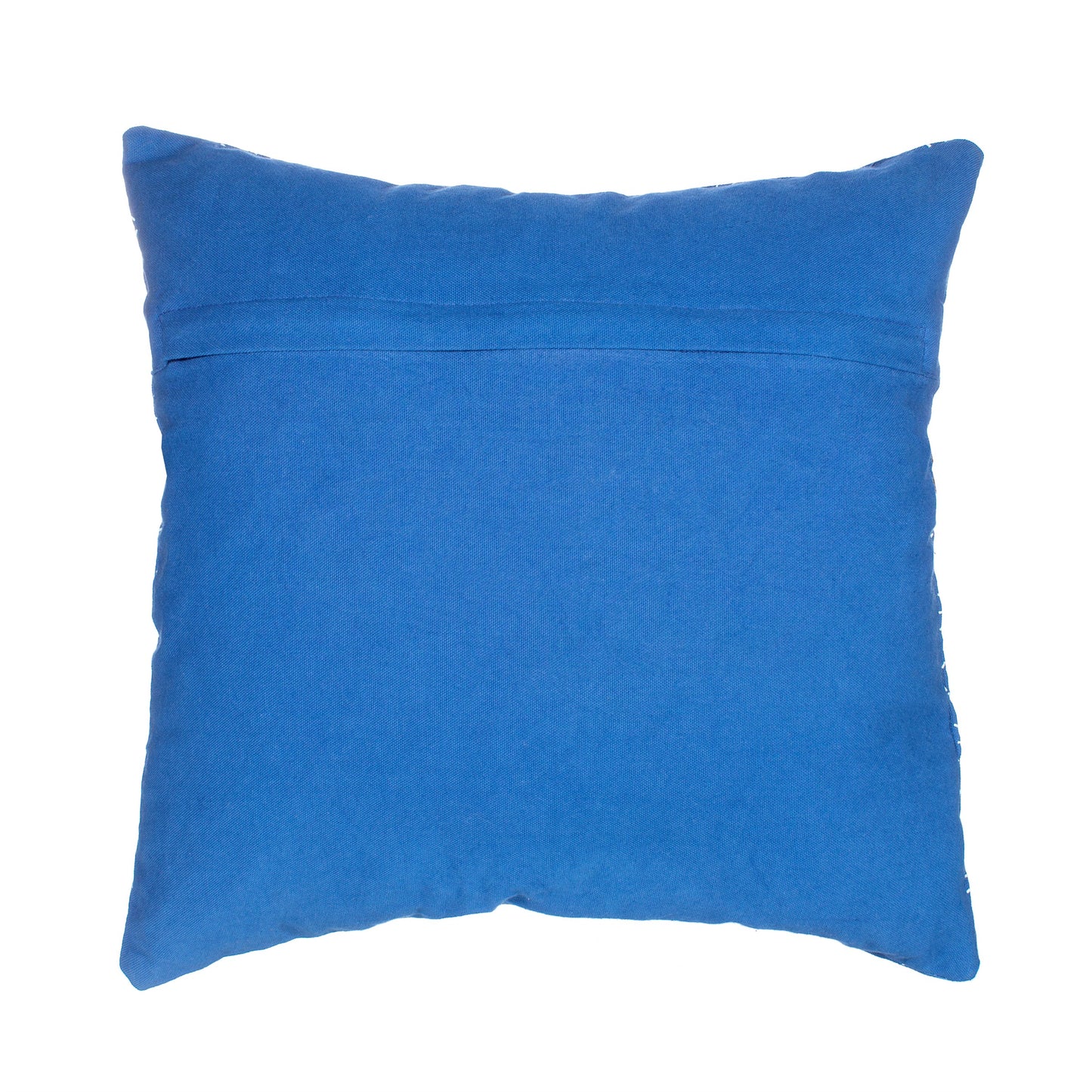 Stitch Print Blue Cushion reverse from Home and Bay