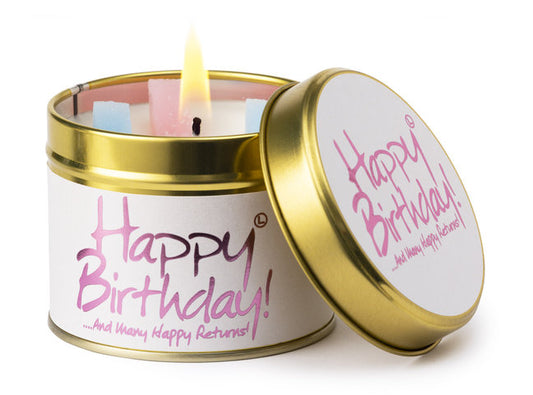 Happy Birthday Scented Candle by Lily-Flame