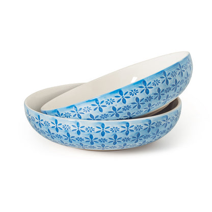 Nadiya Hussain Blue Supper Bowls Set of 2