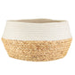 White Dip Sea Grass Basket