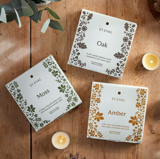 Luxury Tea Lights Gift Box at Home and Bay