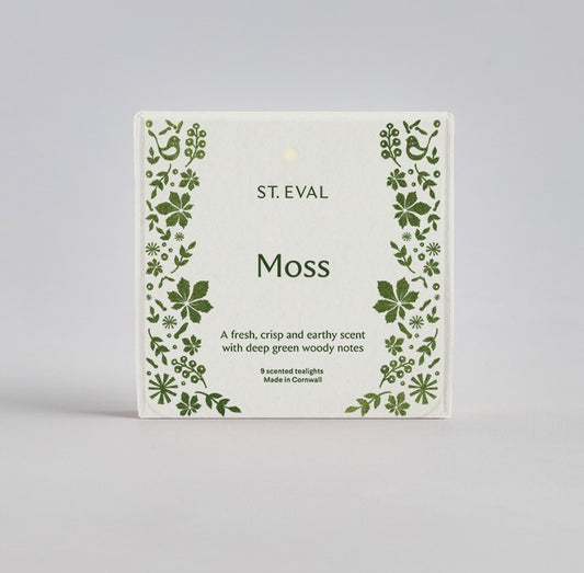 St Eval Moss Scented Tea Light Candles