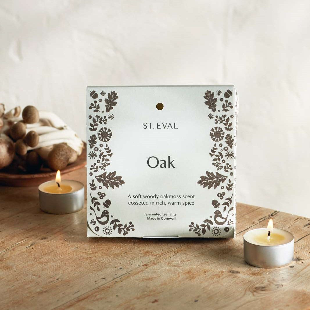 Oak Scented Tea Light Candles by St Eval 