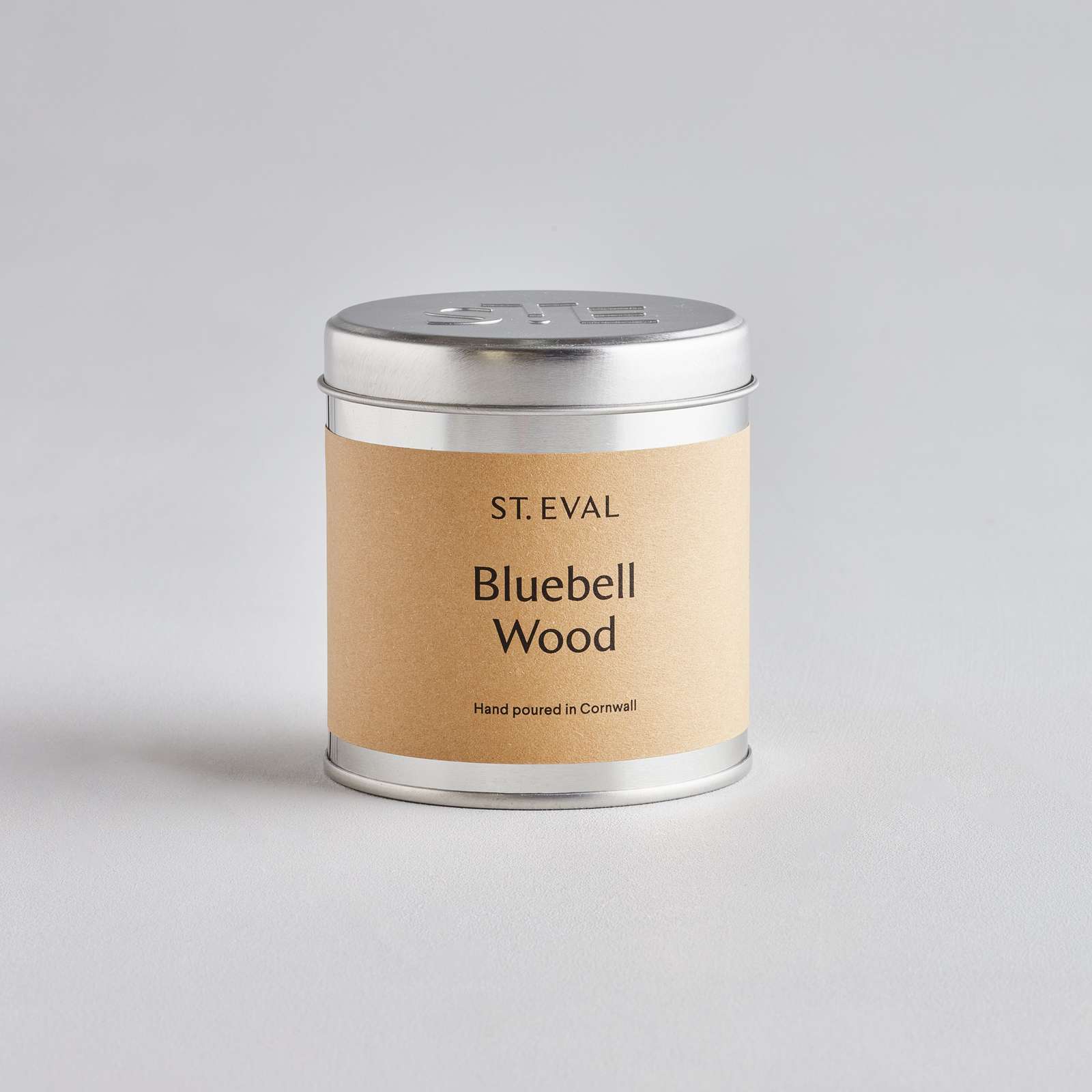 St Eval Tin Candle Bluebell Wood