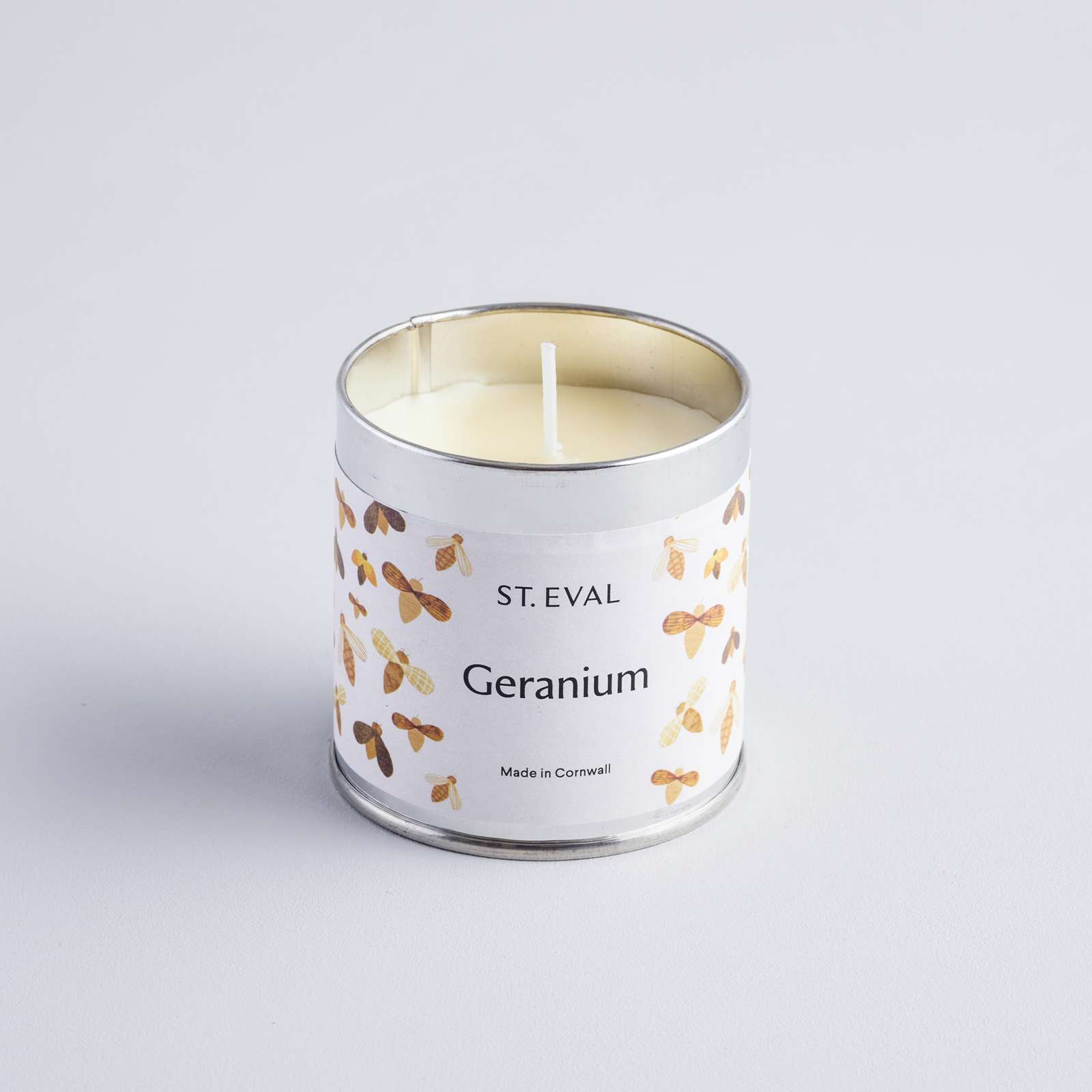 Geranium Scented Tin Candle