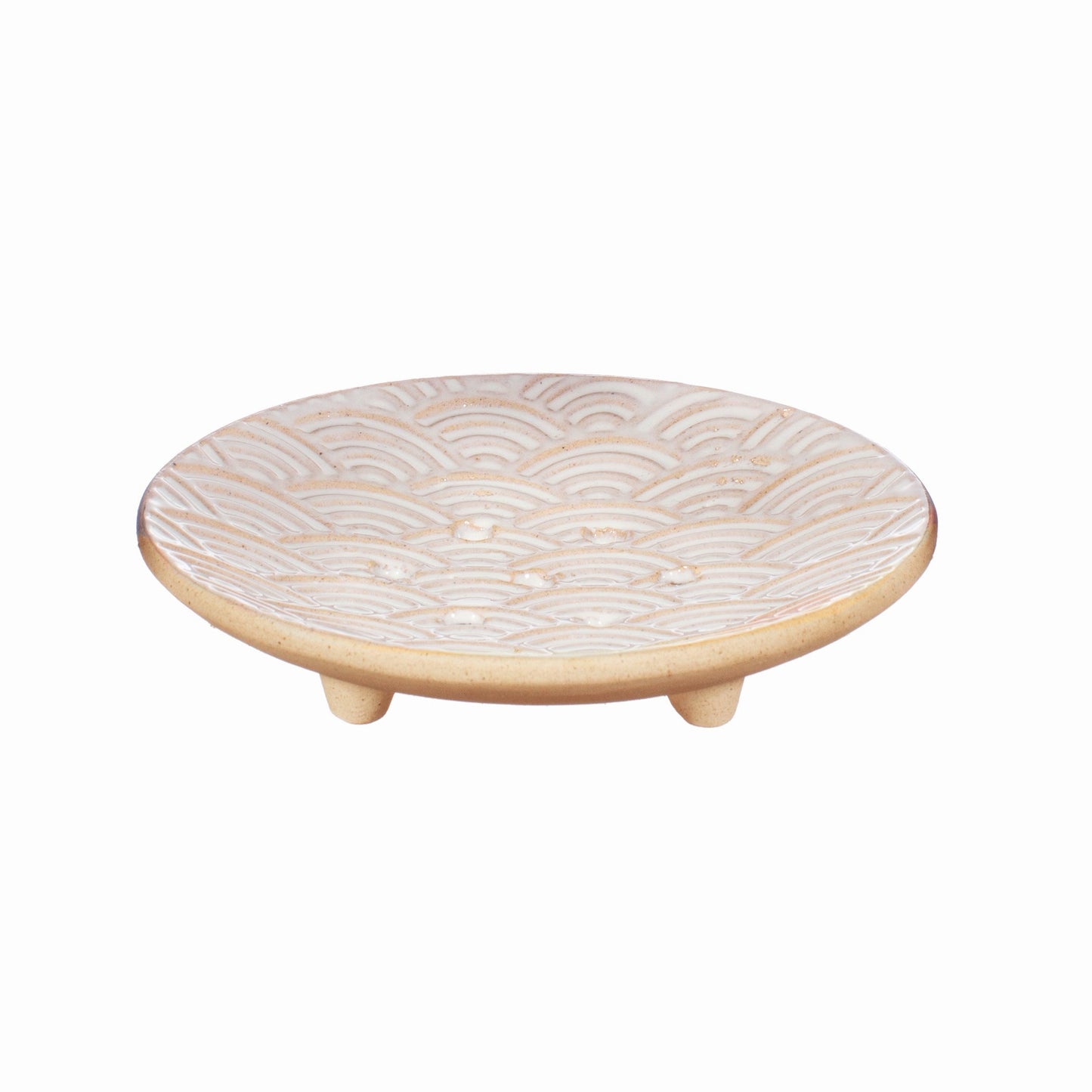 Sass and Belle Japandi Seigaha Wave Pattern Soap Dish