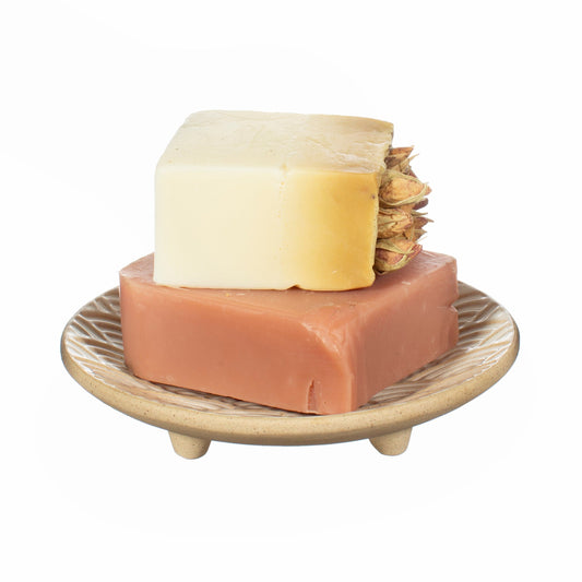 Japandi Seigaha Wave Pattern Soap Dish