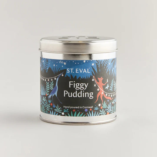 St Eval Figgy Pudding Scented Tin Candle