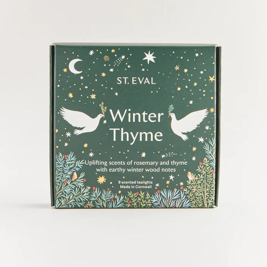 St Eval Winter Thyme Scented Tea Light Candles