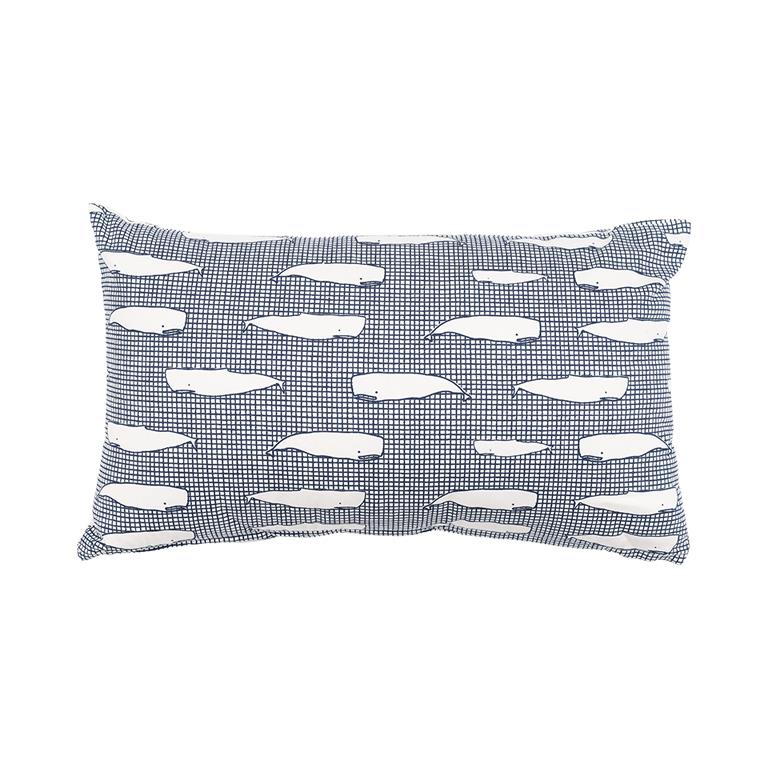 Whale Rectangle Cushion from Home and Bay