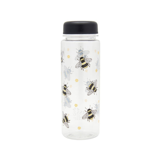Busy Bees Clear Water Bottle by Sass and Belle