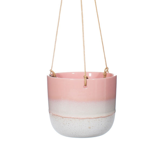 Mojave Pink Hanging Mini Planter by Sass & Belle