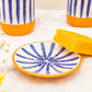 Paros Blue Stripe Bath Collection by Sass and Belle