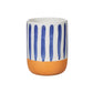Paros Blue Stripe Tumbler by Sass and Belle