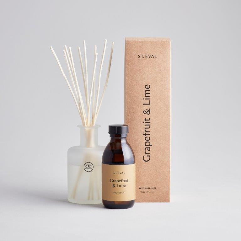 St Eval Grapefruit & Lime Reed Diffuser by Home and Bay