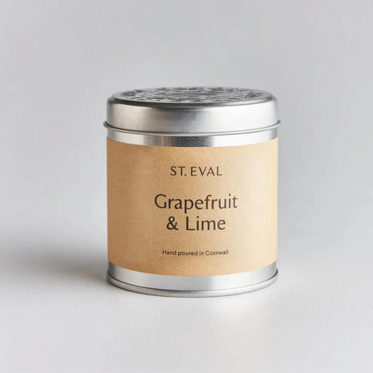 St Eval Grapefruit & Lime Scented Tin Candle