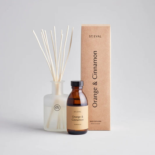 St Eval Orange & Cinnamon Reed Diffuser at Home and Bay