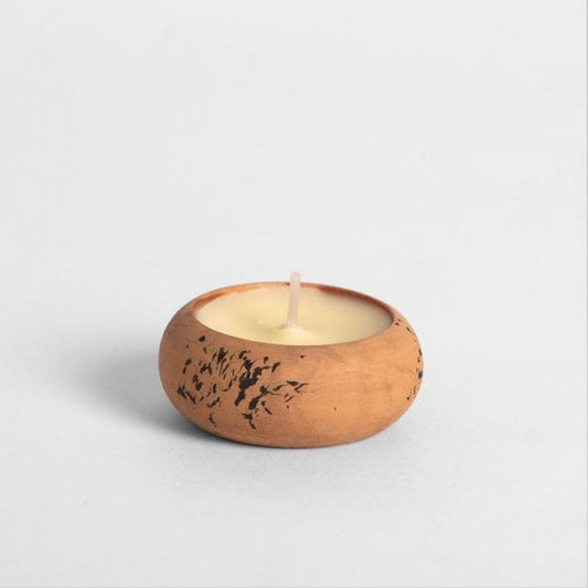 St Eval Thyme and Mint Scented Terracotta Tealight